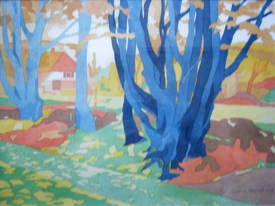 Diepe Steeg, Eugene Terwindt, 2008, litho