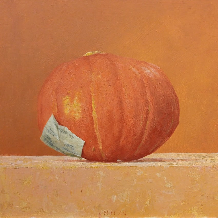 stilleven getiteld "pompoen", 2024, Nico Heilijgers