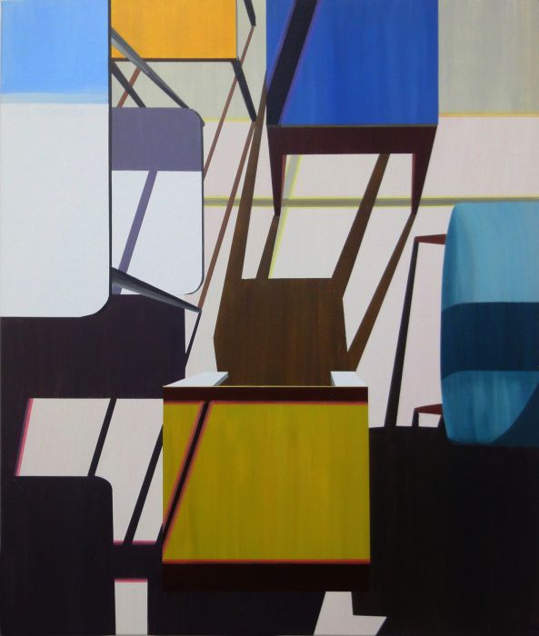 Zonder titel, Mariës Hendriks, schilderij, 120 x 100 cm